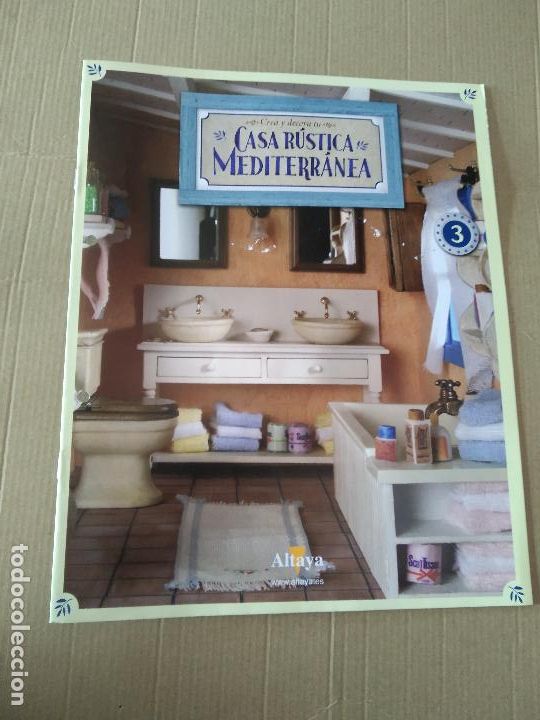 Otros Art&iacute;culos de Coleccionismo en Papel: 3 TIPO LIBRITO CREA Y DECORA TU CASA R&Uacute;STICA MEDITERRANEA PUBLICIDAD ALTAYA