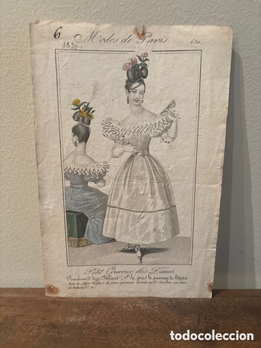 Otros art&iacute;culos de coleccionismo en papel: Grabado victoriano sobre 1880