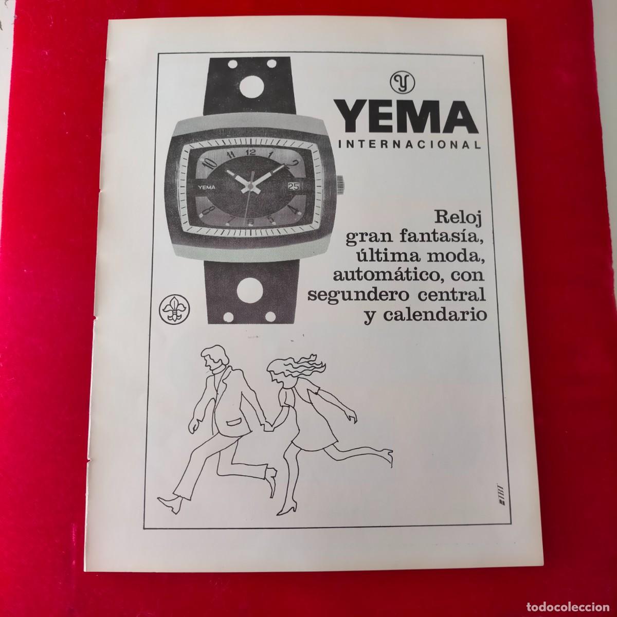 Paper Collecting Others: Publicidad reloj Yema Internacional