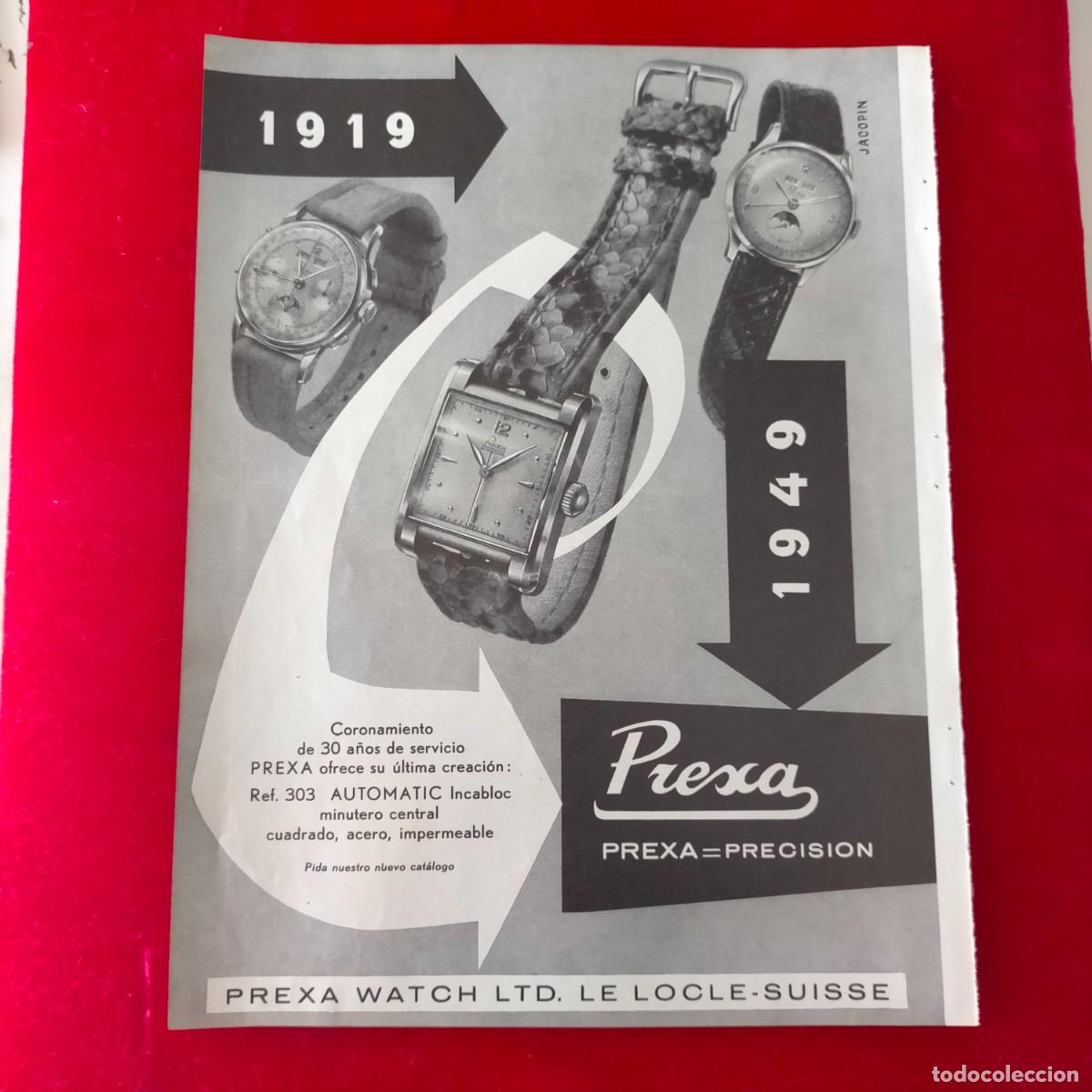 Paper Collecting Others: Publicidad reloj Prexa