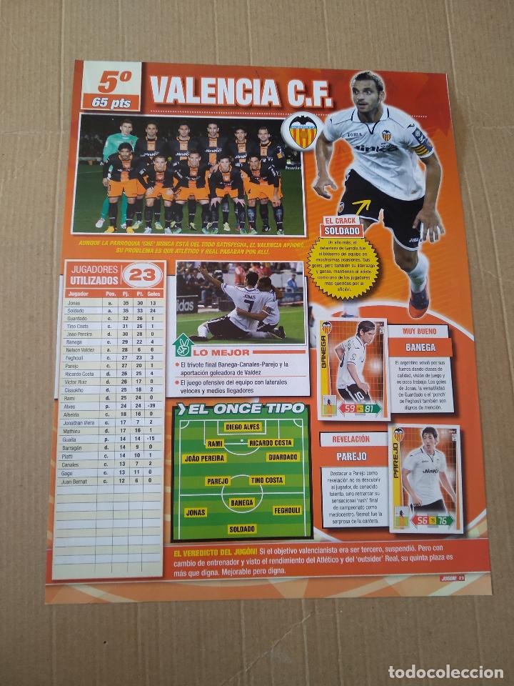 Otros Art&iacute;culos de Coleccionismo en Papel: HOJA REVISTA JUGON TIPO REPORTAJE EQUIPO PLANTILLA VALENCIA SOLDADO ISCO M&Aacute;LAGA
