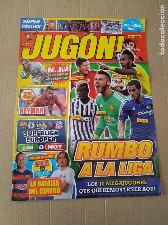 Otros Art&iacute;culos de Coleccionismo en Papel: HOJA REVISTA JUGON CROMO EURO 2016 PANINI EUROCOPA DE GEA POGBA HAZARD LEWANDOWSKI AUBAMEYANG NEYMAR