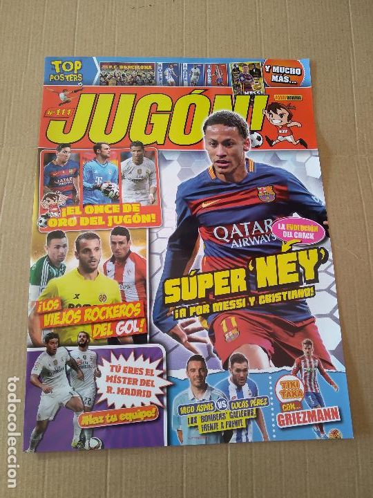 Otros Art&iacute;culos de Coleccionismo en Papel: HOJA REVISTA JUGON TIPO POSTER SUPER NEY NEYMAR BARCELONA PUBLICIDAD POKEMON NINTENDO DS MESSI NEUER