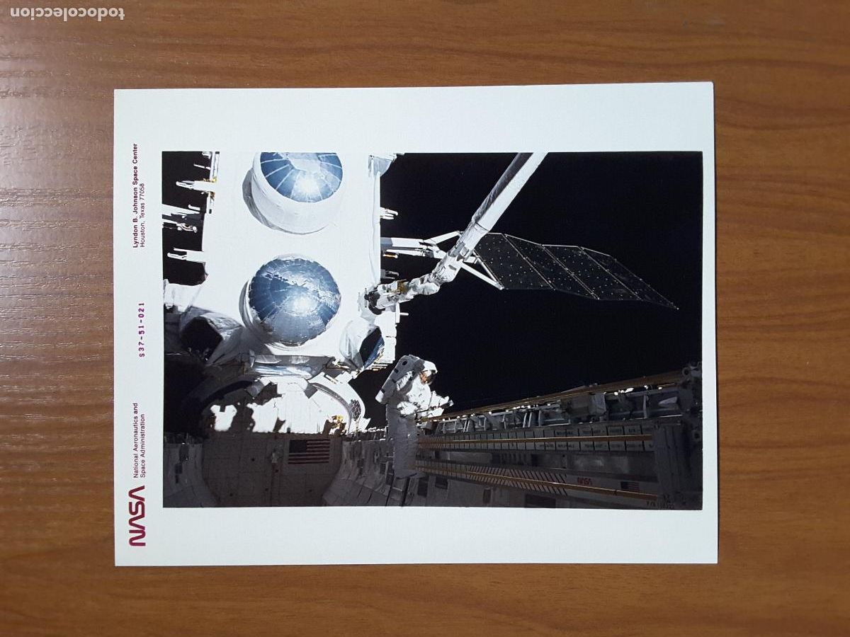 Paper Collecting Others: Foto original NASA tama&ntilde;o DIN A4, Misi&oacute;n STS-37 (S37-51-021)- Space Shuttle