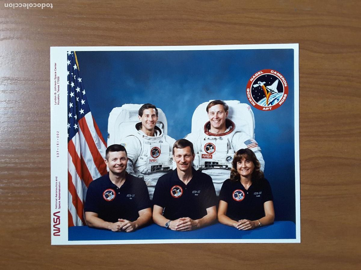 Outros artigos de papel: Foto original NASA tama&ntilde;o DIN A4, Misi&oacute;n STS-37 (S37-S-002)- Space Shuttle