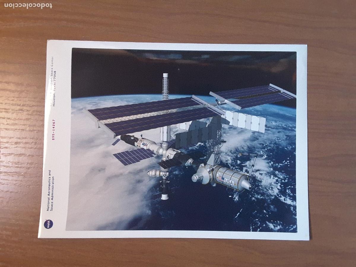 Paper Collecting Others: Foto original NASA tama&ntilde;o DIN A4, S95-14267 - ISS