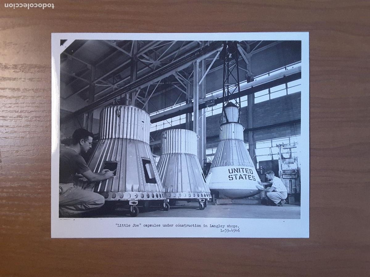Paper Collecting Others: Foto original NASA tama&ntilde;o DIN A4, L-59-4946 - C&aacute;psulas Little Joe