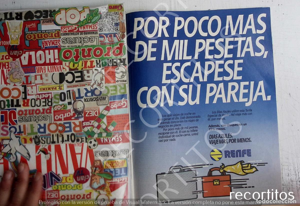 Outros artigos de papel: RENFE ANUNCIO PUBLICIDAD