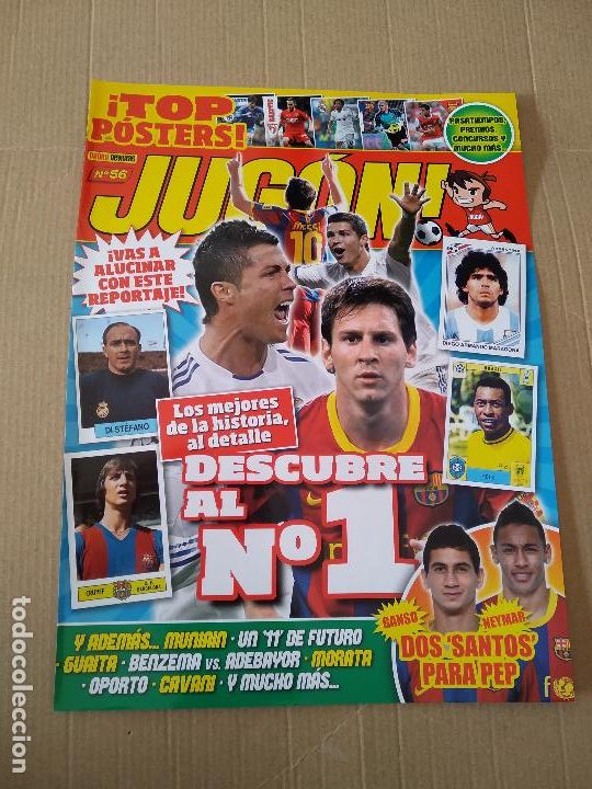 Otros Art&iacute;culos de Coleccionismo en Papel: HOJA REVISTA JUGON CRISTIANO RONALDO MESSI MARADONA PELE CRUYFF DI STEFANO COLECCION BARCELONA 10-11