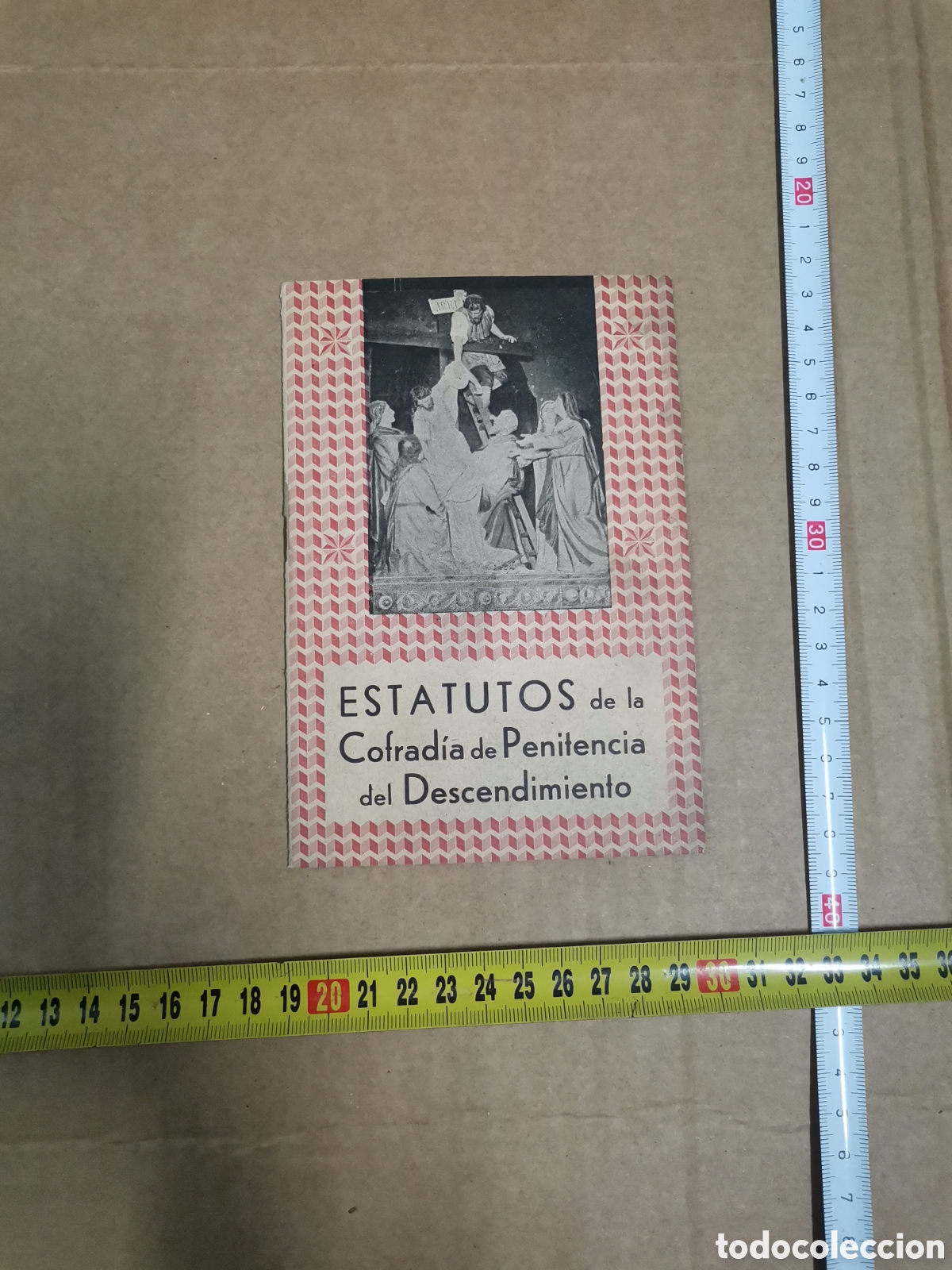 Otros Art&iacute;culos de Coleccionismo en Papel: Estatutos cofradia penitencia descendimiento capuchinos tudela navarra a&ntilde;os 50