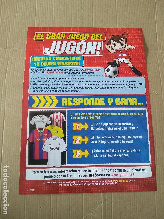 Otros Art&iacute;culos de Coleccionismo en Papel: HOJA REVISTA JUGON EL GRAN JUEGO DEL JUGON RESPONDE Y GANA MARADONA PELE CRUYFF DI STEFANO