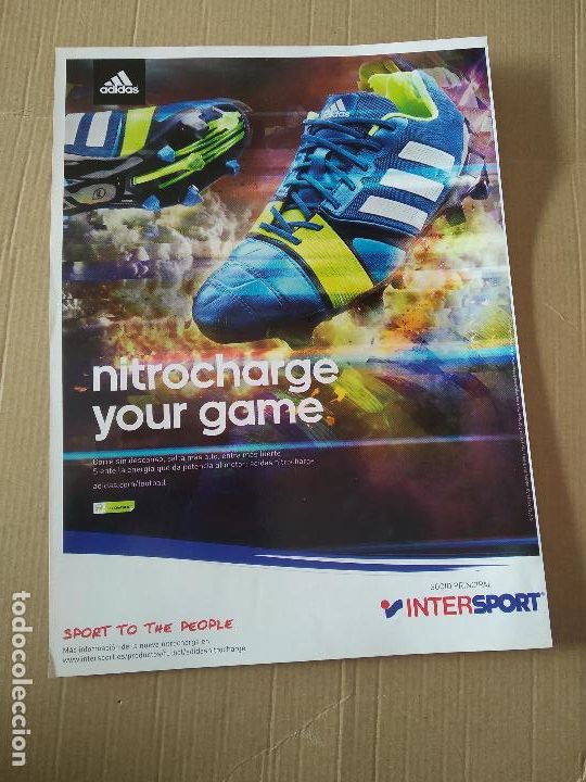 Sammelleidenschaft Andere Papierartikel: HOJA REVISTA JUGON PUBLICIDAD INTERSPORT BOTAS ADIDAS CROMO FUTBOL PANINI ROAD TO MUNDIAL 2014