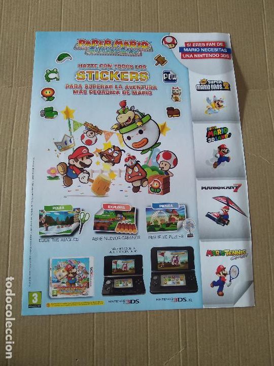 Otros Art&iacute;culos de Coleccionismo en Papel: HOJA REVISTA JUGON PUBLICIDAD MARIO VIDEOJUEGO NINTENDO MESSI RONALDO FALCAO ISCO MORATA NAVAS BE&Ntilde;AT