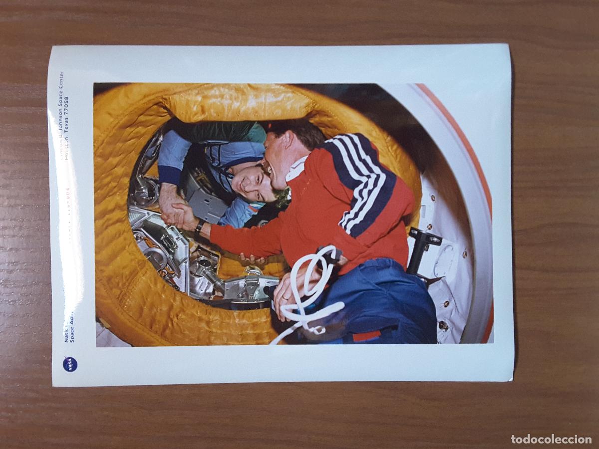 Collectionnisme Papier divers: Foto original NASA tama&ntilde;o DIN A4, Misi&oacute;n STS-71 (STS071-118-004) - Space Shuttle
