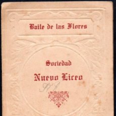 Otros Artículos de Coleccionismo en Papel: CUBA - CARNET DE BAILE - NUEVO LICEO - BAILE DE LAS FLORES - BEJUCAL - HABANA - 1924