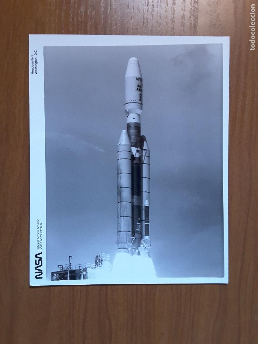 Altri oggetti di carta: Foto original NASA tama&ntilde;o DIN A4, 92-H-732 - Mars Observer
