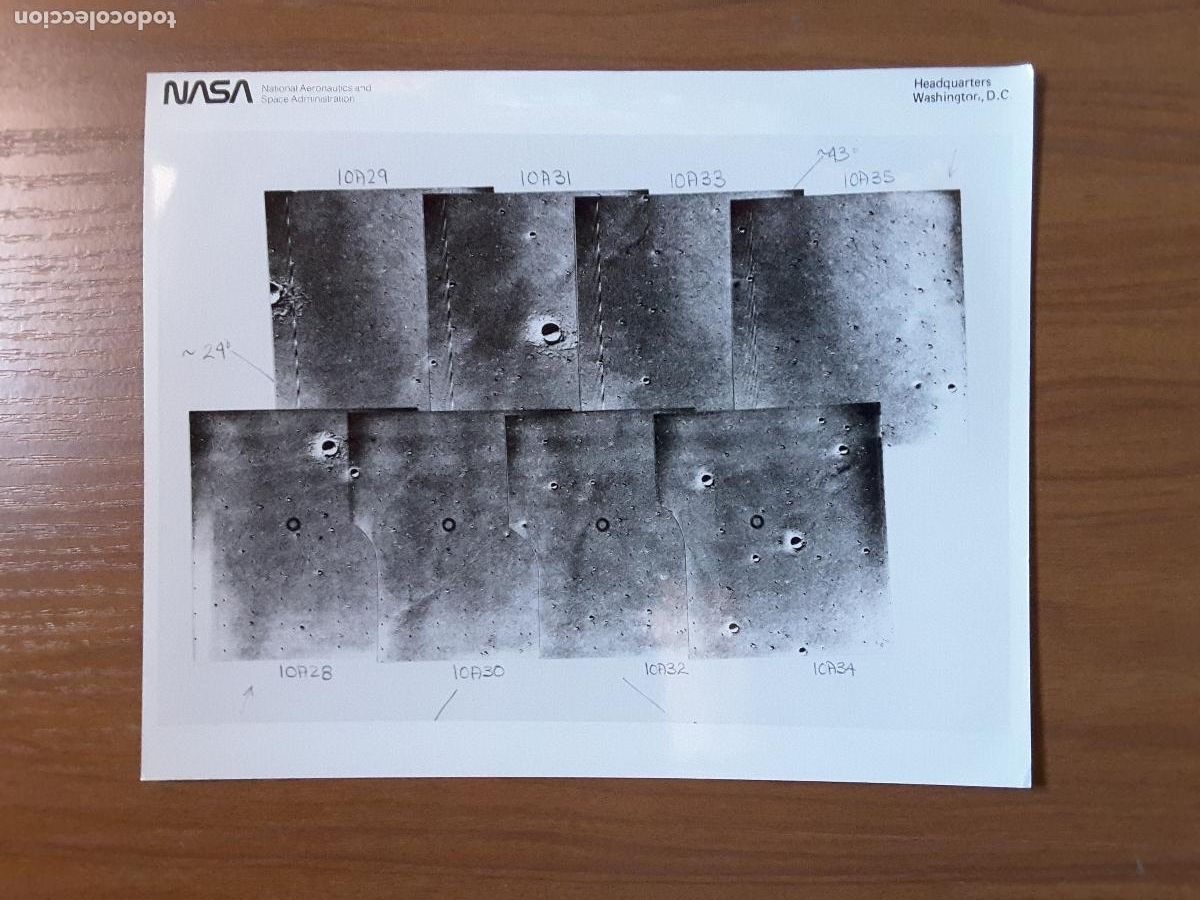 Outros artigos de papel: Foto original NASA tama&ntilde;o DIN A4 - P-16906 - Viking