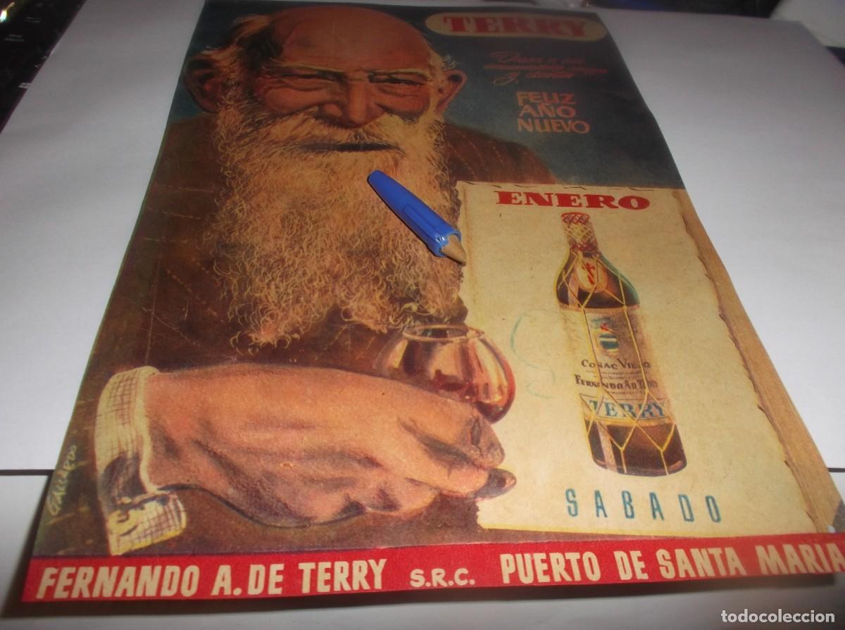 Otros Art&iacute;culos de Coleccionismo en Papel: RECORTE PUBLI.A&Ntilde;O 1955-BRANDY-CO&Ntilde;AC TERRY- FERNANDO A.D TERRY//DIBUJO NAVIDAD EDUARDO VICENTE
