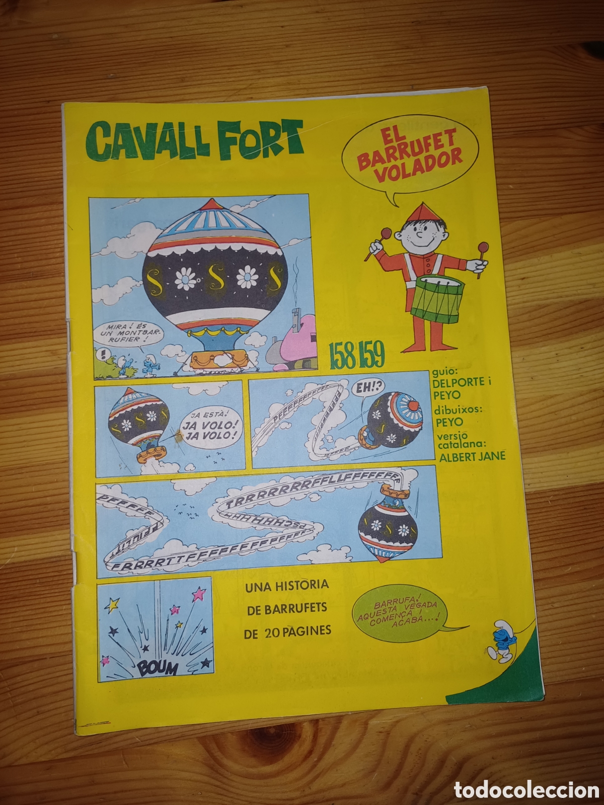 Otros Art&iacute;culos de Coleccionismo en Papel: Cavall Fort 158 159 El Barrufet volador Pitufos Smurfs Botzinaires Patrulla Castors