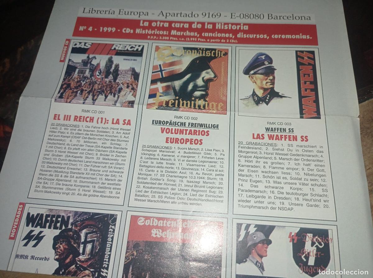 Otros art&iacute;culos de coleccionismo en papel: TR&Iacute;PTICO CAT&Aacute;LOGO LIBRER&Iacute;A EUROPA LA OTRA CARA DE LA HISTORIA N&ordm; 4. REF. UR MES 4
