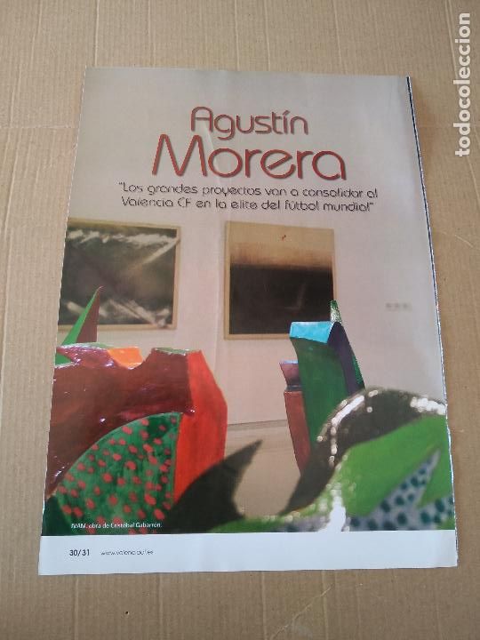 Otros Art&iacute;culos de Coleccionismo en Papel: HOJA REVISTA VALENCIA AGUSTIN MORERA IVAM OBRA CRISTOBAL GABARRON MEDIO SIGLO MESTALLA
