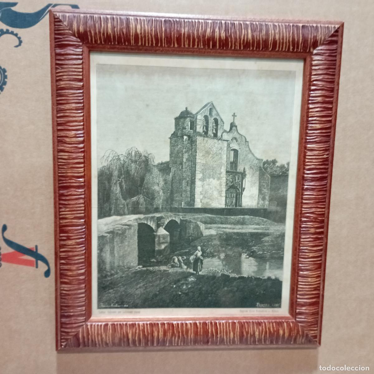 Otros art&iacute;culos de coleccionismo en papel: cuadro antiguo grabado - Foto 1