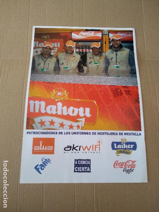 Otros art&iacute;culos de coleccionismo en papel: HOJA REVISTA VALENCIA PUBLICIDAD MAHOU CIUDAD DEPORTIVA CARTELERIA INFORMATIVA DIPUTACIO DE VALENCIA