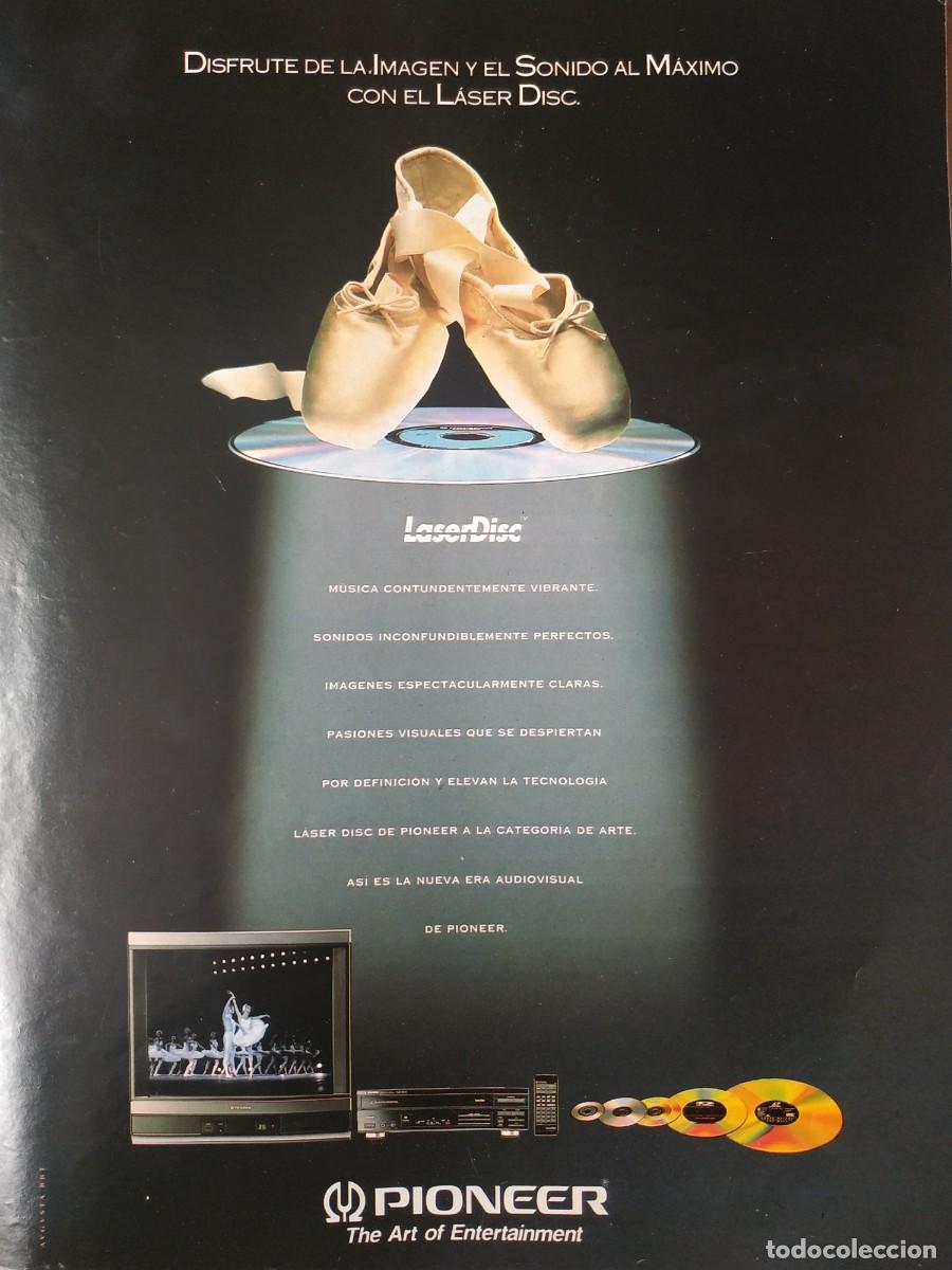 Otros Art&iacute;culos de Coleccionismo en Papel: ANTIGUO ANUNCIO PUBLICITARIO LASER DISC PIONEER
