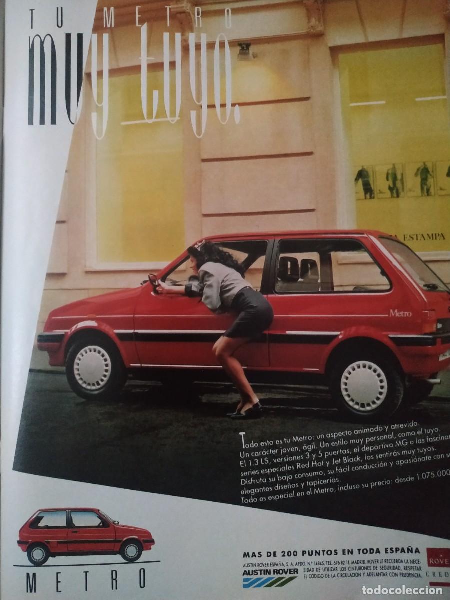 Otros art&iacute;culos de coleccionismo en papel: ANTIGUO ANUNCIO PUBLICITARIO COCHE MG ROVER METRO
