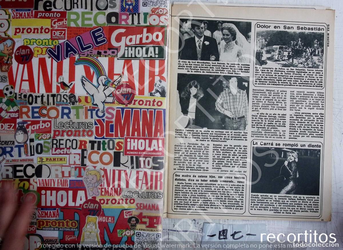 Otros Art&iacute;culos de Coleccionismo en Papel: RAFFAELLA CARRA RAFAELA RAFAELLA