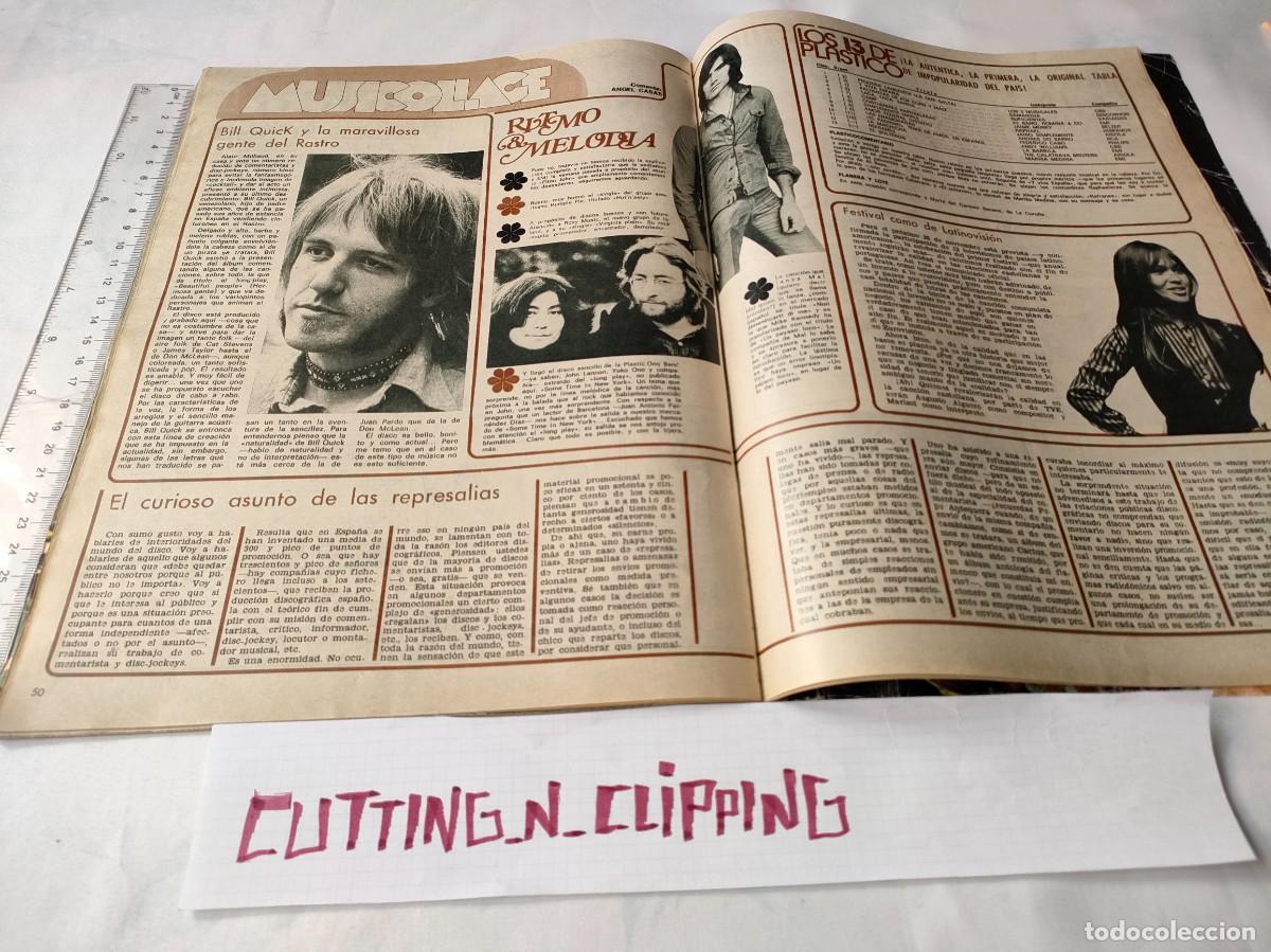 Otros Art&iacute;culos de Coleccionismo en Papel: Clipping [MARISOL, JOHN LENNON, BILL QUICK][FT19720610] Publicidad