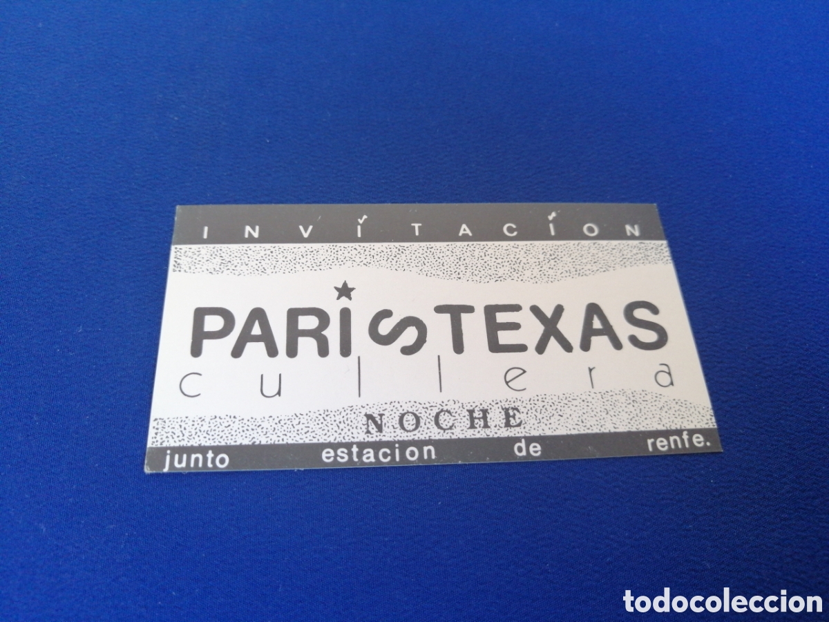 Otros art&iacute;culos de coleccionismo en papel: DISCOTECA PAR&Iacute;S TEXAS (CULLERA) FLYER - Foto 1