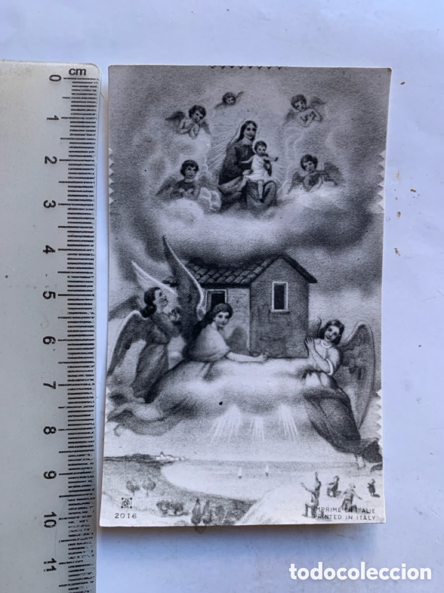 Otros Art&iacute;culos de Coleccionismo en Papel: ESTAMPA. VIRGEN DE LORETO. RECUERDO CUMPLIMIENTO PASCUAL, EJ&Eacute;RCITO DEL AIRE. VALENCIA, 27 JUNIO 1959