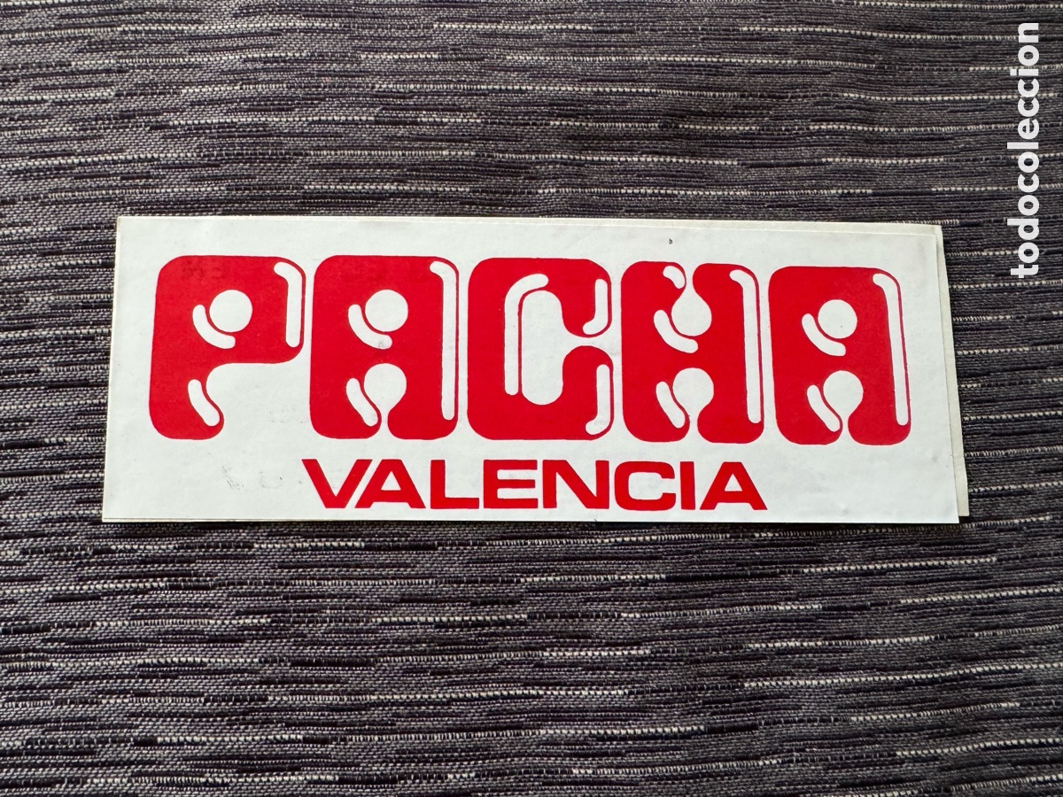 Sammelleidenschaft Andere Papierartikel: Pacha Valencia Navidad 1986 Pegatina Discoteca