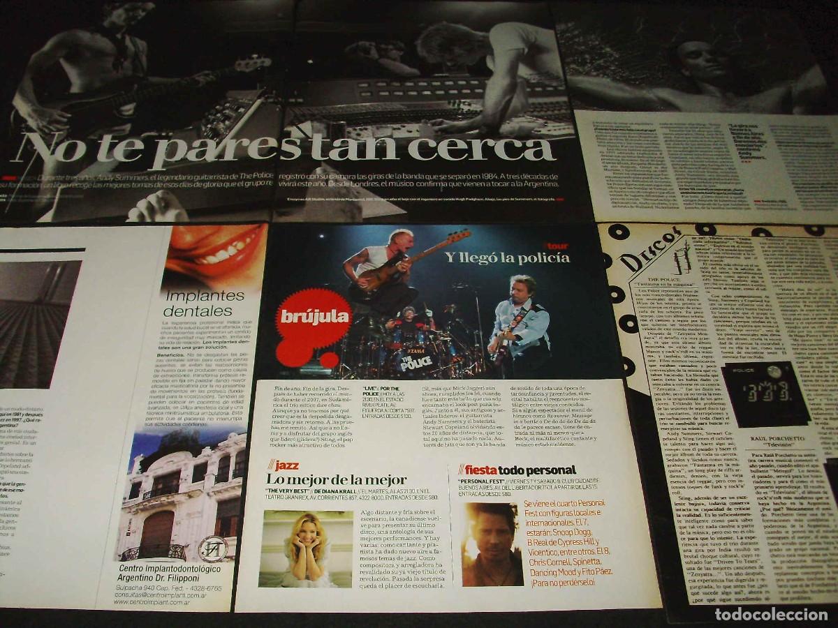 Otros Art&iacute;culos de Coleccionismo en Papel: (AB025) The Police * Recortes Revistas Clippings