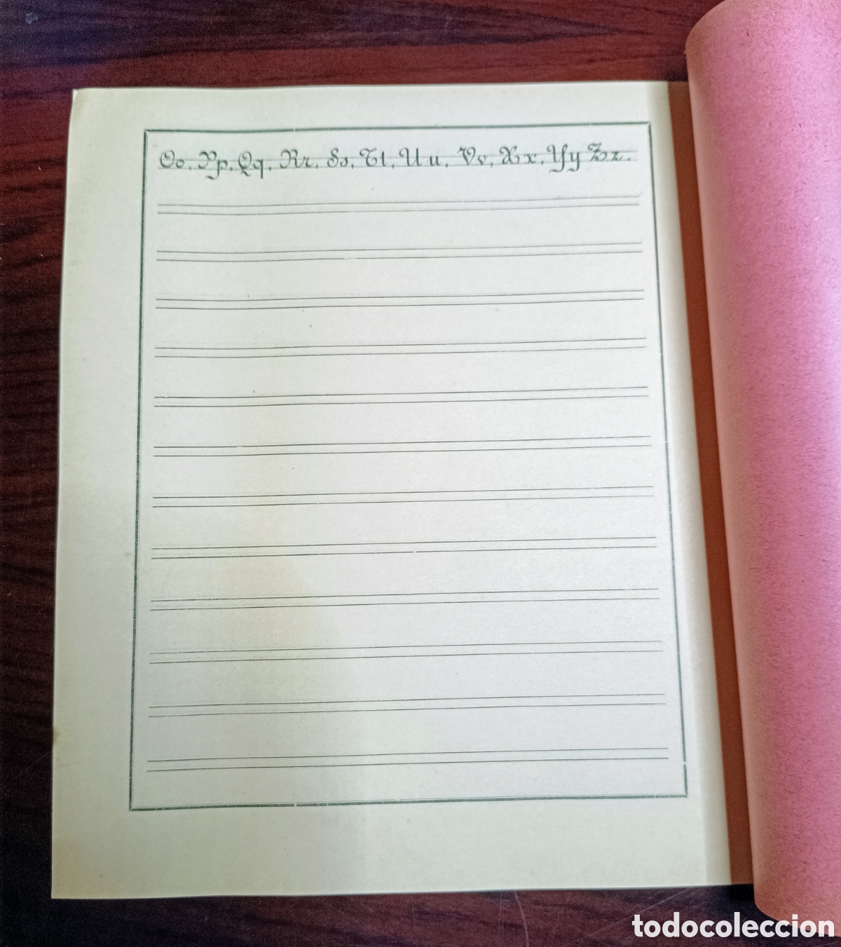 Otros art&iacute;culos de coleccionismo en papel: Cuaderno LETRA REDONDILLA E INGLESA. - Foto 4