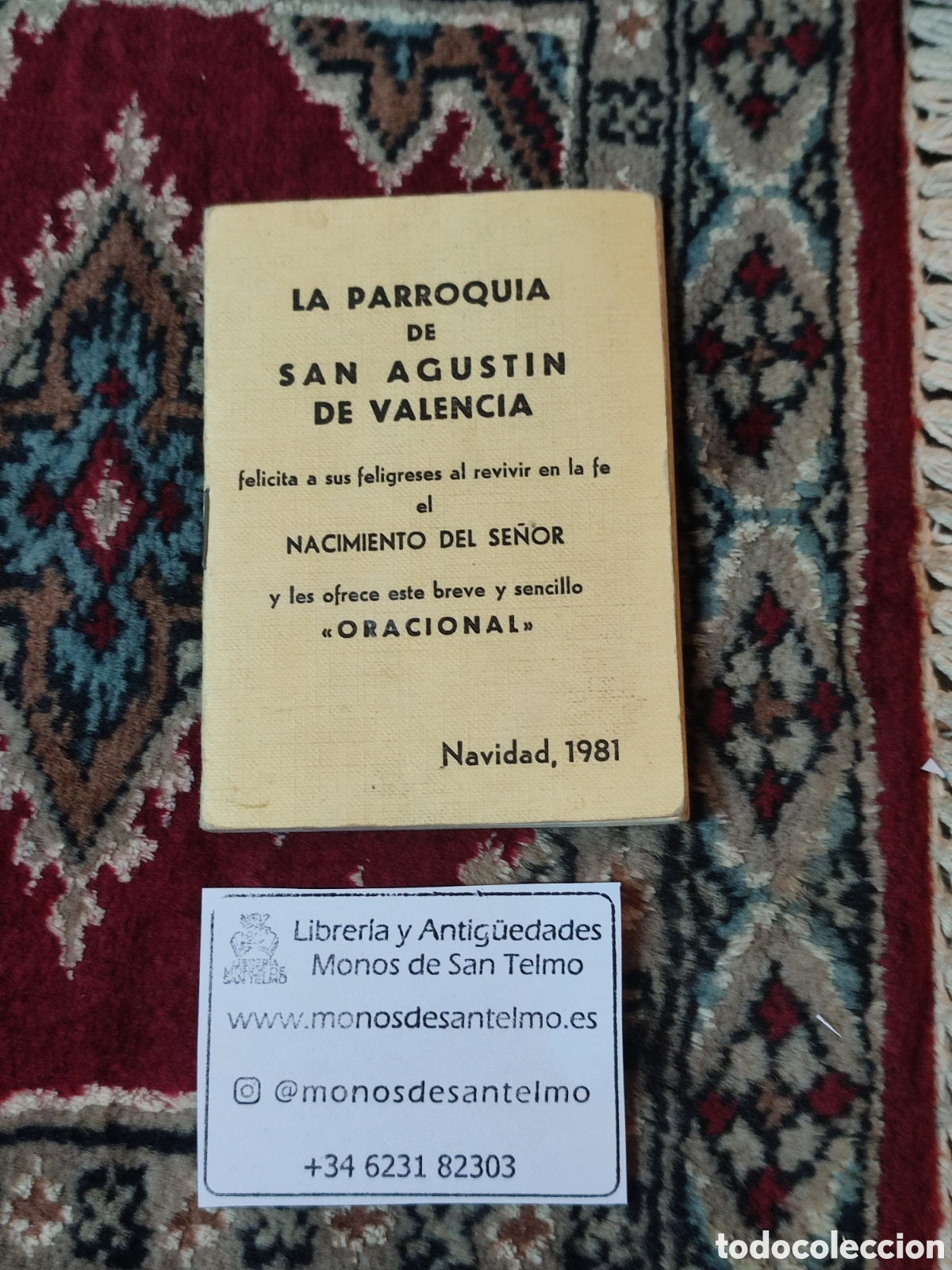 Otros Art&iacute;culos de Coleccionismo en Papel: Parroquia San Agust&iacute;n Valencia 1981