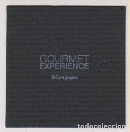 Otros art&iacute;culos de coleccionismo en papel: servilleta papel GOURMET EXPERIENCE EL CORTE INGLES