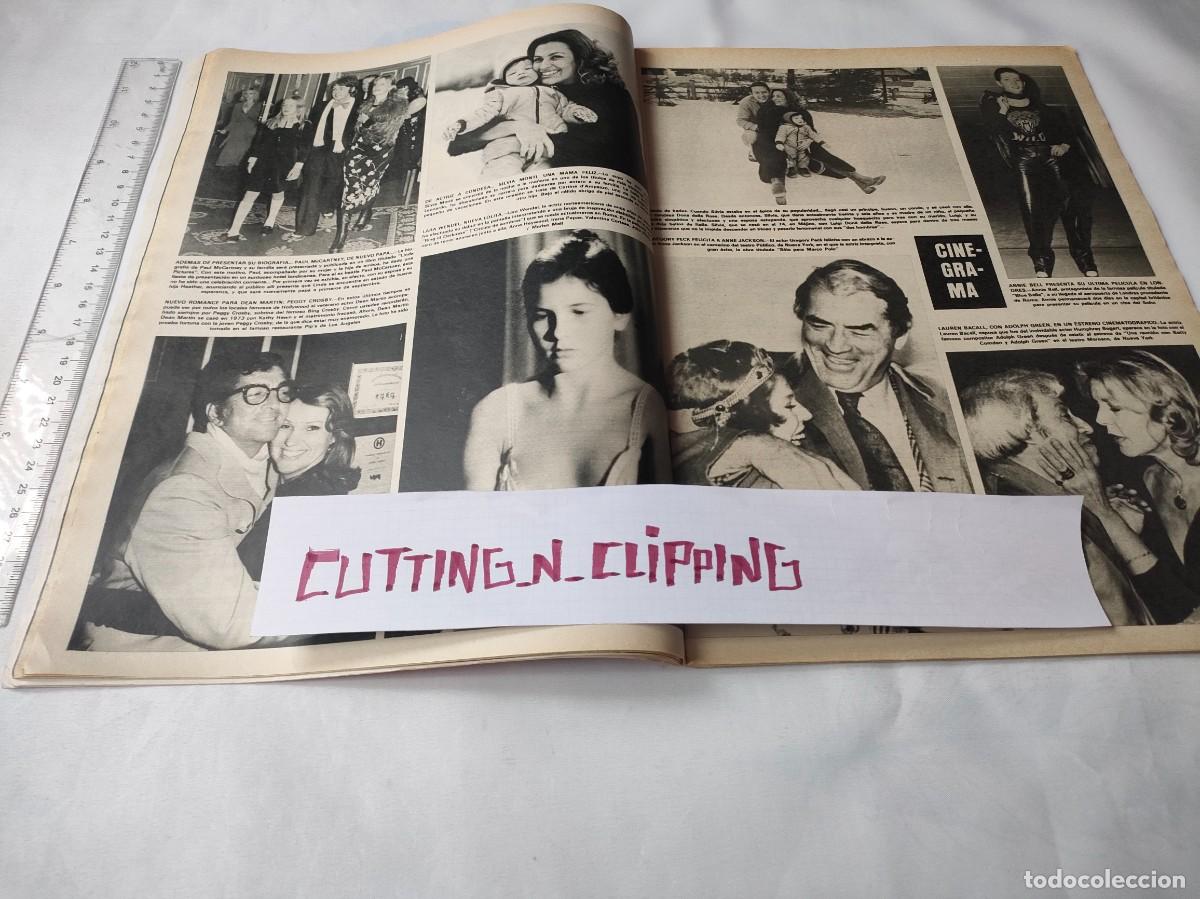 Otros Art&iacute;culos de Coleccionismo en Papel: Clipping [DEAN MARTIN, GREGORY PECK, PAUL McCARTNEY, LAUREN BACALL][RH19770503] Random