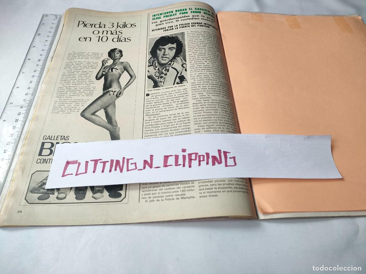 Otros art&iacute;culos de coleccionismo en papel: Clipping [ELVIS PRESLEY][RH19771709] Reportaje