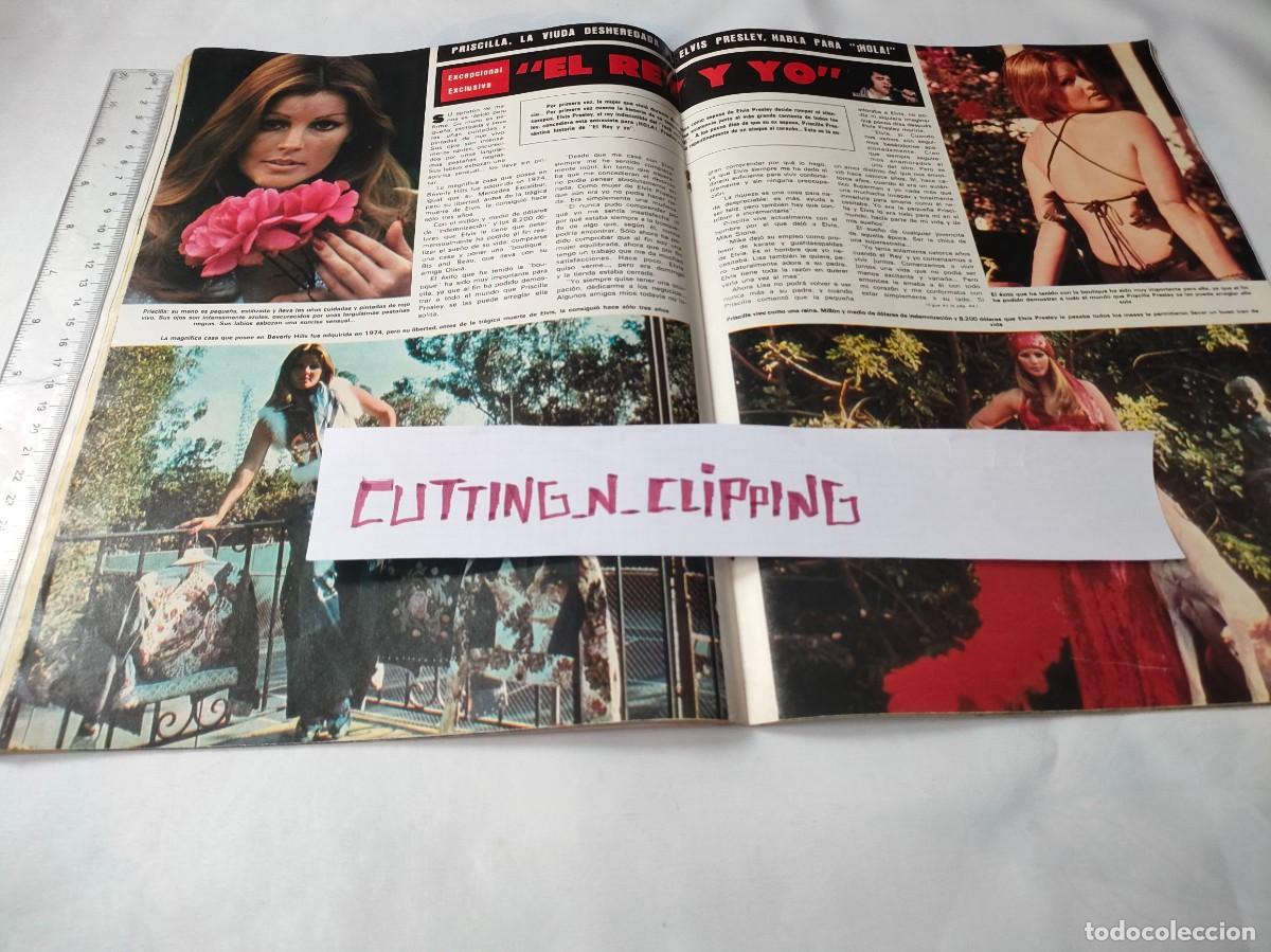 Otros art&iacute;culos de coleccionismo en papel: Clipping [ELVIS PRESLEY, PRISCILLA][RH19771709] Reportaje