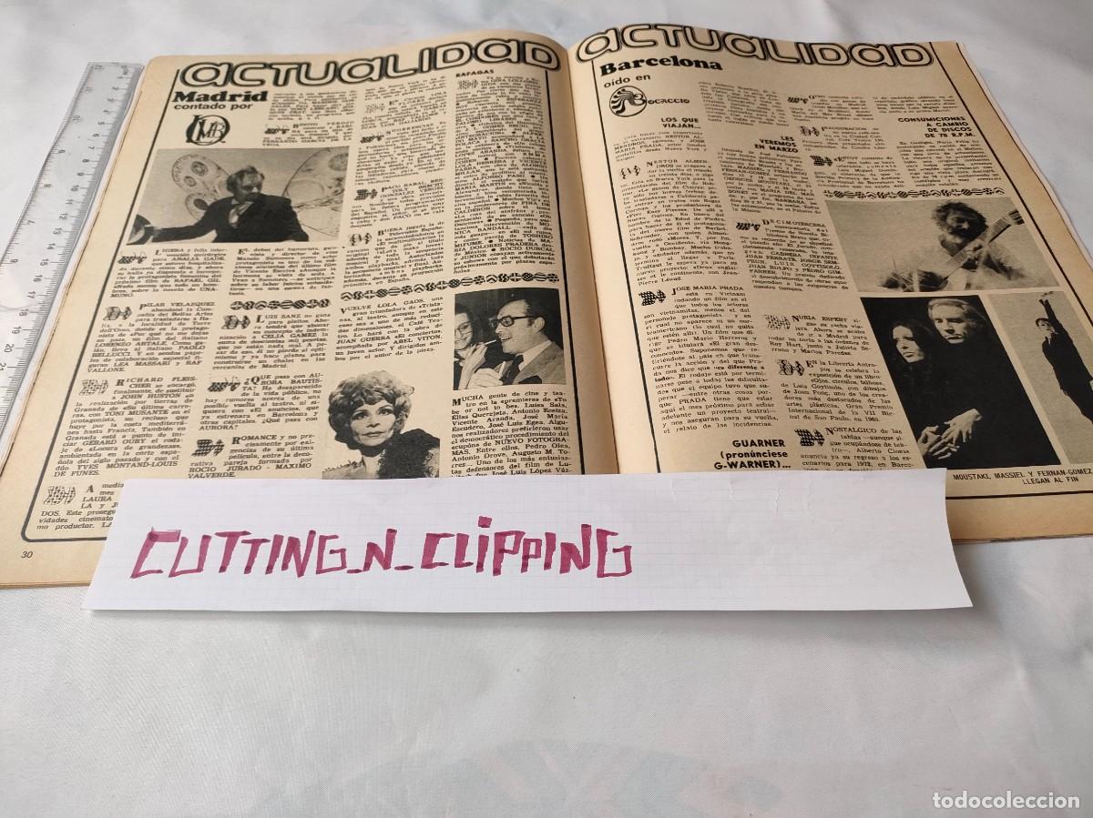 Otros Art&iacute;culos de Coleccionismo en Papel: Clipping [MOUSTAKI, MASSIEL, LOLA GAOS, PILAR VELAZQUEZ[FT19711203] Reportaje