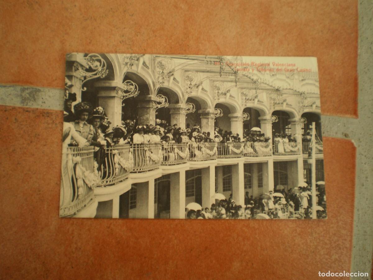 Outros artigos de papel: TARJETA POSTAL. MUY ANTIGUA. EXPOSICION REGIONAL VALENCIANA. GRAN CASINO. BUENA CONSERVACION