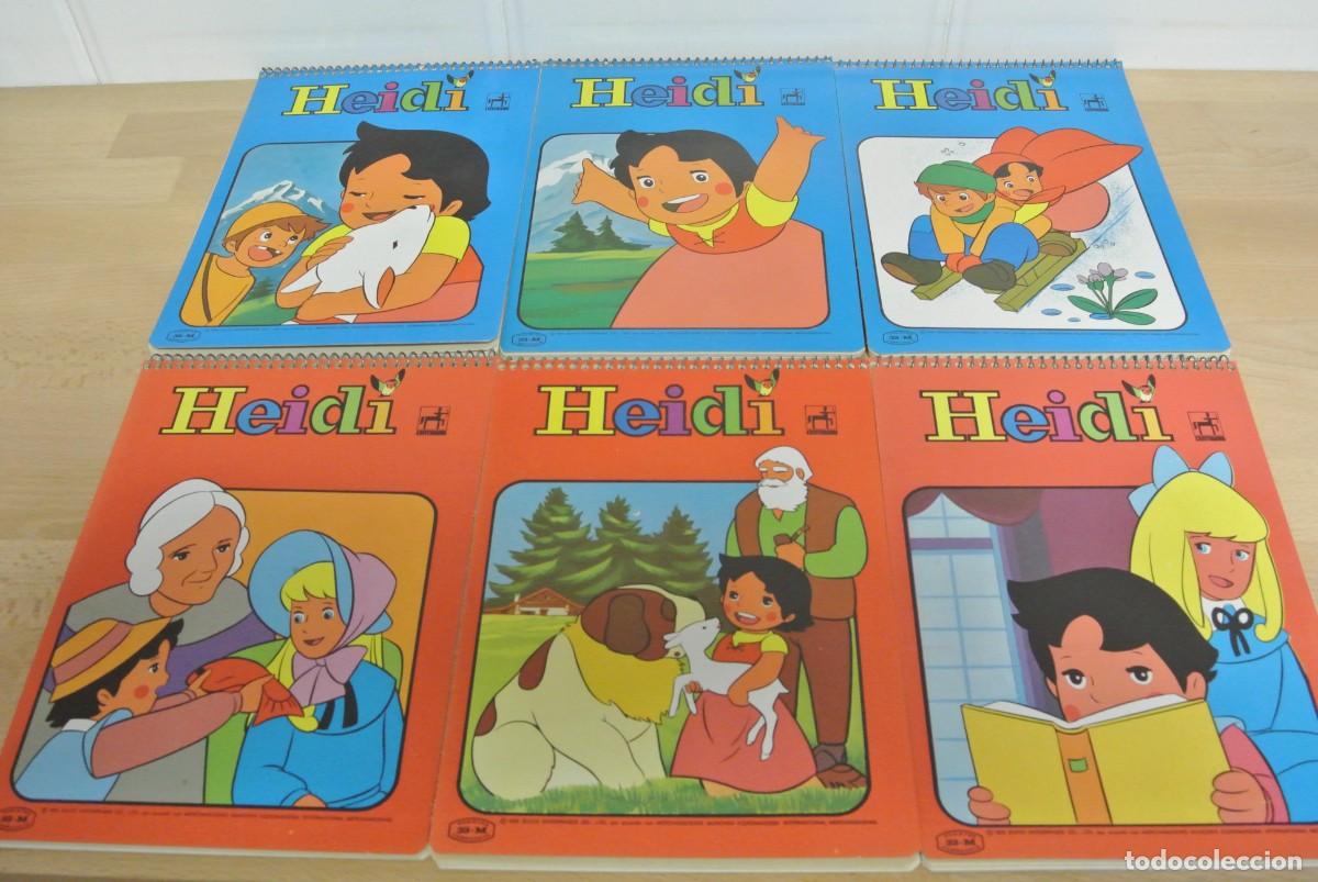 Otros Art&iacute;culos de Coleccionismo en Papel: LOTE DE SEIS CUADERNOS DE HEIDI. 1975