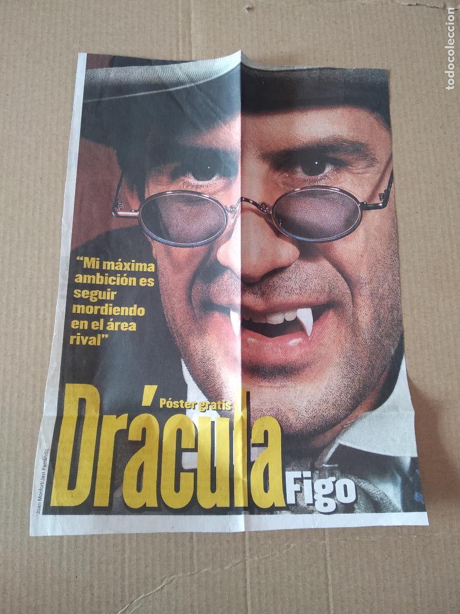 Otros Art&iacute;culos de Coleccionismo en Papel: RECORTE DIARIO PERIODICO FIGO DRACULA BARCELONA BAR&Ccedil;A A&Ntilde;OS 90 MIDE 23,2CM X 17CM
