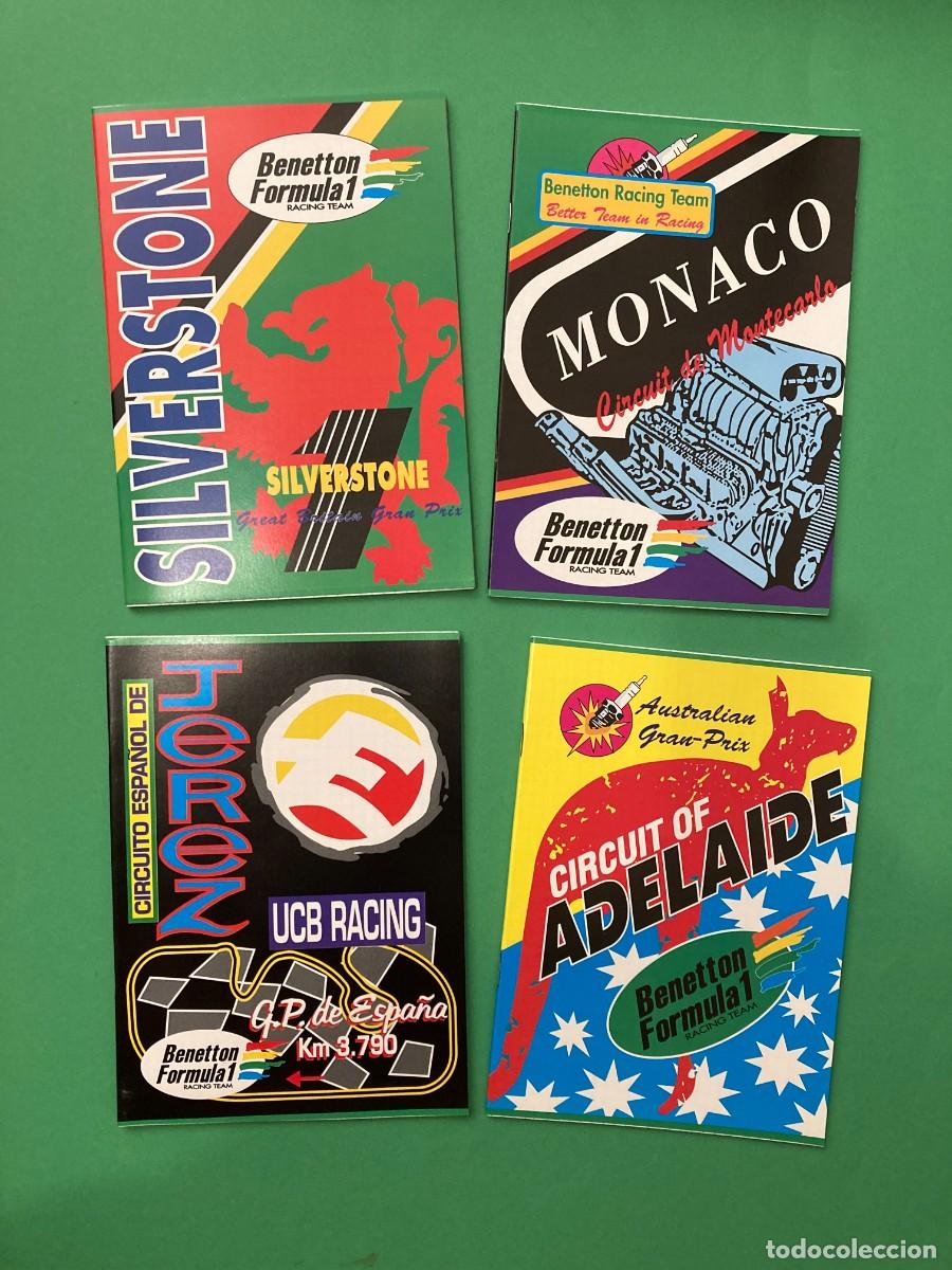 Otros Art&iacute;culos de Coleccionismo en Papel: COLECCION 4 CUADERNOS ESCOLARES BENETTON FORMULA 1 F1 A&Ntilde;OS 80 NUEVOS