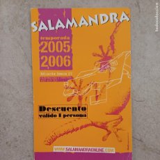 Otros Artículos de Coleccionismo en Papel: FLYER INVITACION DESCUENTO DISCOTECA SALAMANDRA VALENCIA