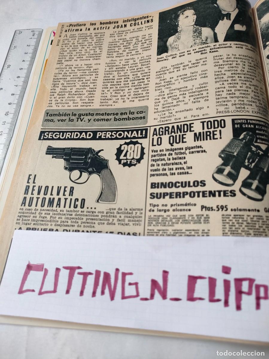 Otros art&iacute;culos de coleccionismo en papel: Clipping [JOAN COLLINS][DM19731301] Reportaje