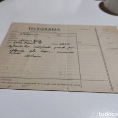 Otros Artículos de Coleccionismo en Papel: TELEGRAMA DESTINO VALENCIA