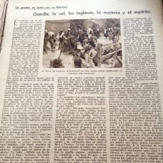 Otros Artículos de Coleccionismo en Papel: GANDHI LA SAL LOS INGLESES LA MATERIA Y EL ESPÍRITU 1930